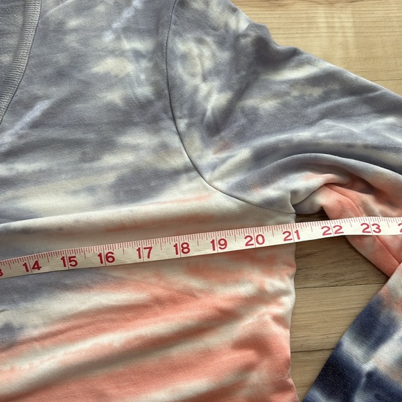 Green Tea Womens Size L Long Sleeve Tie Dye Shirt. so Soft. Pink & Blue. - Picture 9 of 11